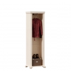 Шкаф одностворчатый со штангой и зеркалом для одежды Амели (Дуб Прованс)